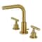 Kingston Brass FSC8953CML Manhattan Widespread Bathroom Faucet W/ Brass Pop-Up, Brass FSC8953CML - alternate 1